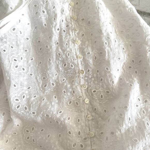 Ralph Lauren Authentic White Long Dress Women Size M - Picture 9 of 10